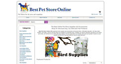 Desktop Screenshot of bestpetstoreonline.com